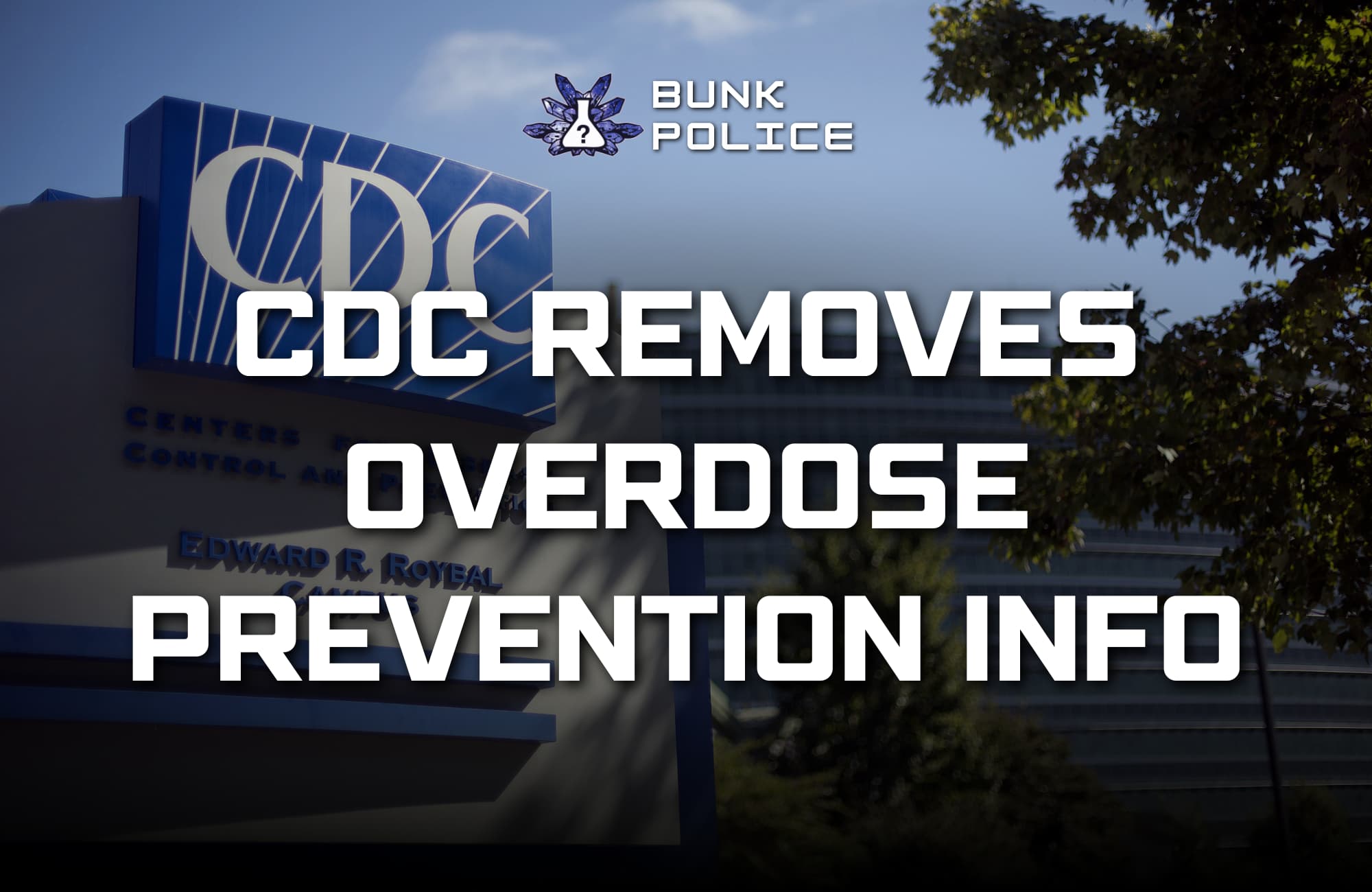 cdc removes overdose prevention info from website