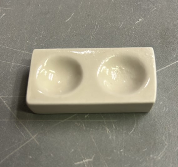 TWO WELL CERAMIC TESTING PLATFORM